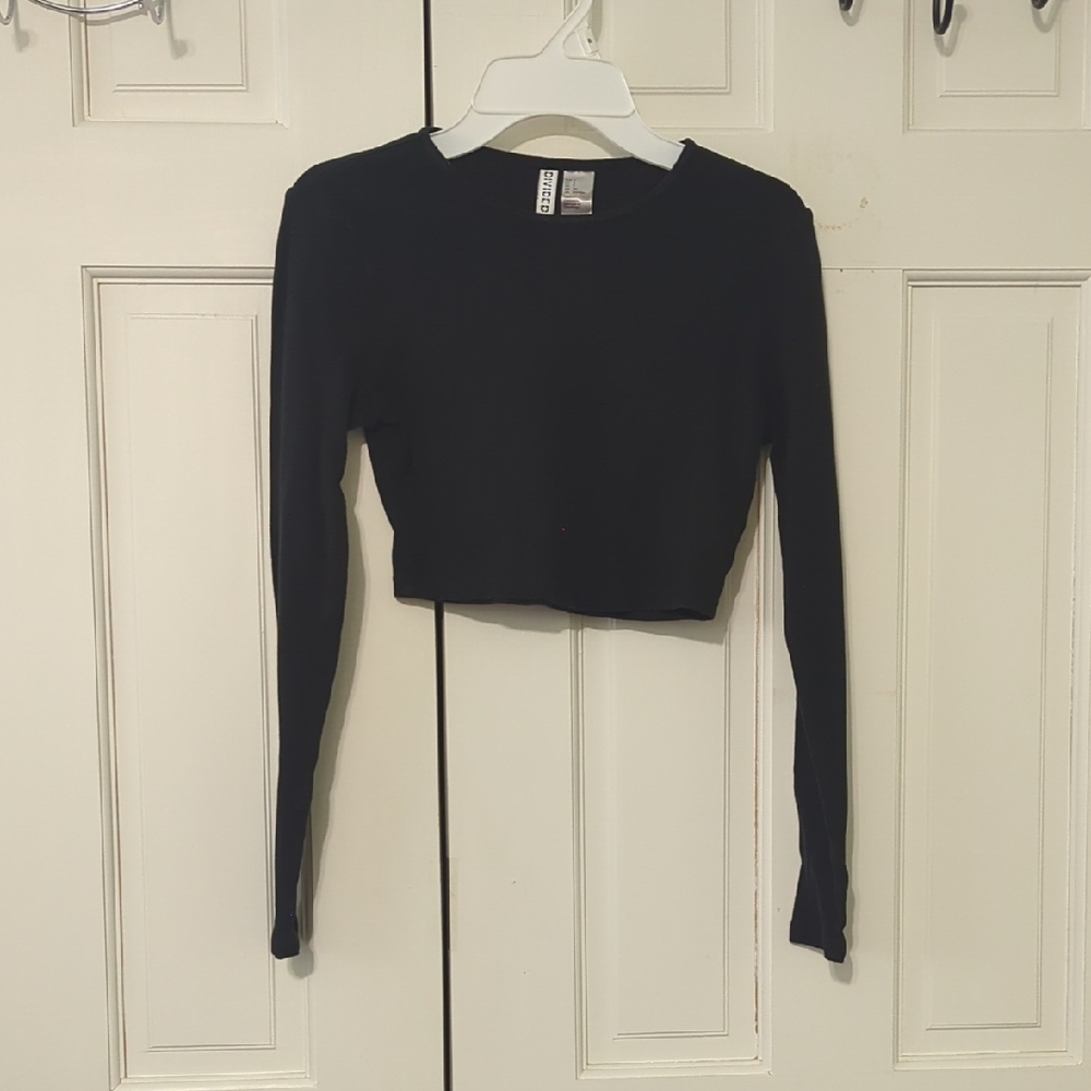 Divided Women's Black Crop Top